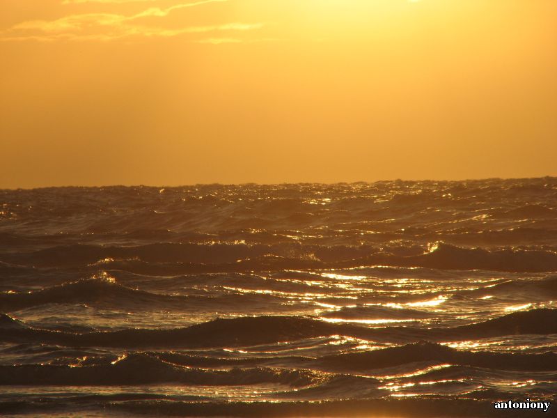 закат на средиземном море :))
