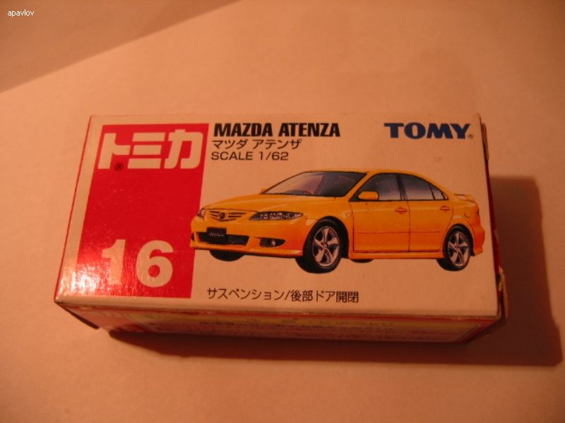 Коробка Mazda Atenza (Tomica 1-5