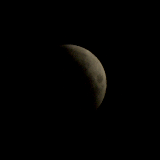Лунное затмение 04.03.2007. 5ч 2