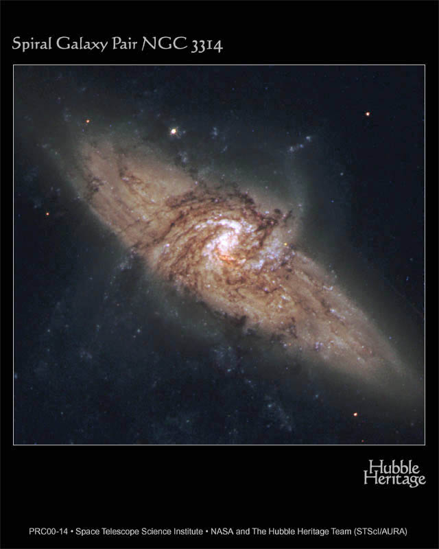 Lined-Up Galaxies Show Rare Deta