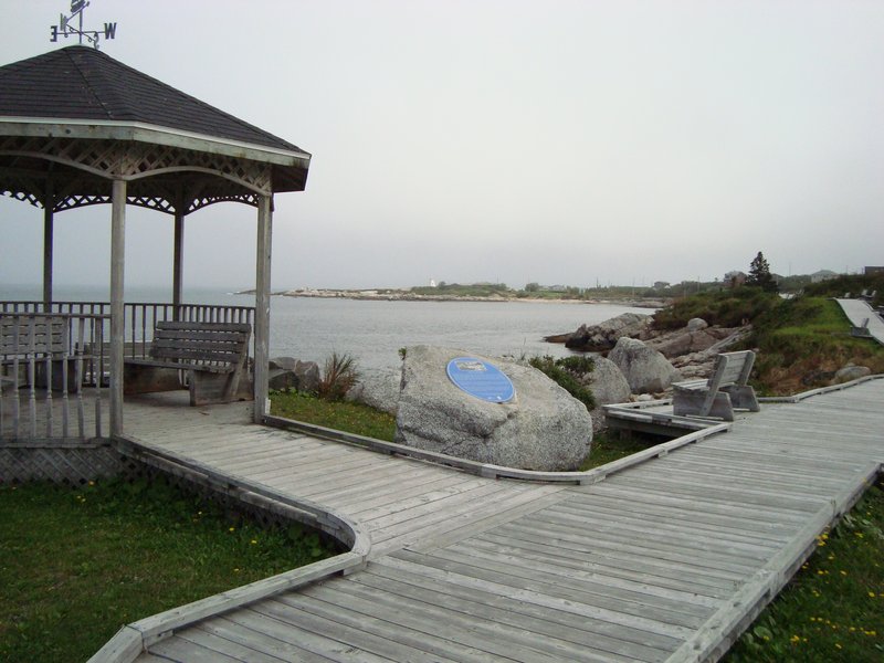 gazebo and walkway, Terrance Bay