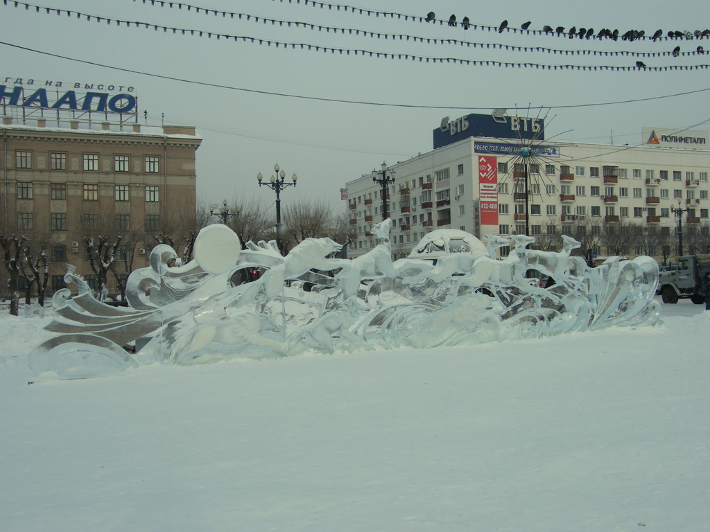 Хабаровск 2011. Ледяные фигуры 0