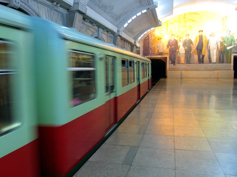 Северная-Корея-229   метро Пхень