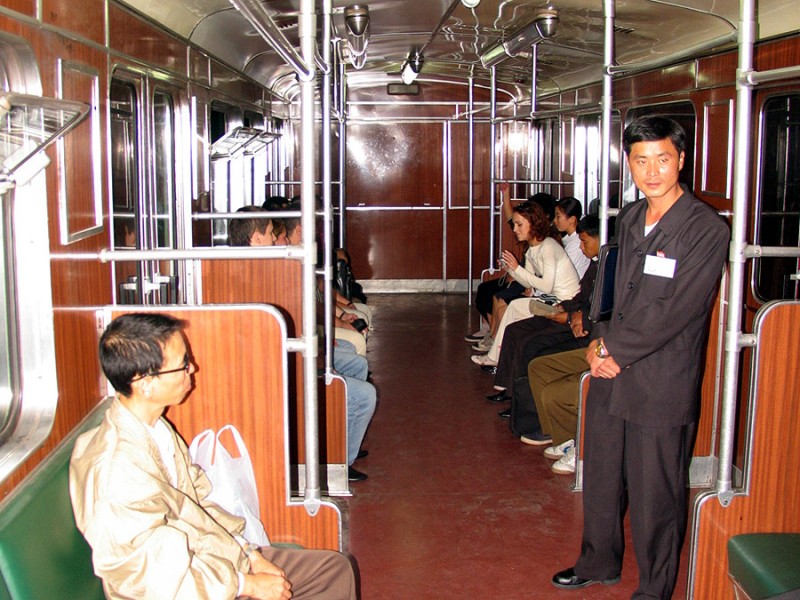 Северная-Корея-233   метро Пхень