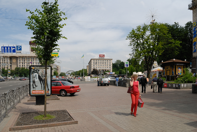 Крещатик. Киев, 1 мая 2009 года_