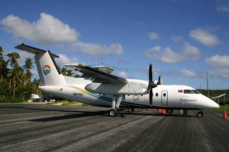 5W-FAA  Dash-8 Polynesian at Vav