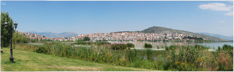 Панорама города. Kastoria.