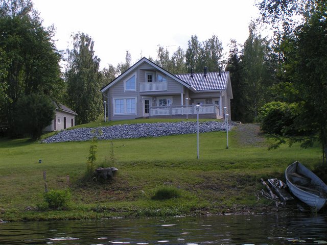 Финляндия 2012 Котедж на озере-0