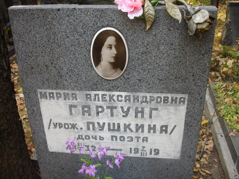 Донское кладбище в Москве.  Дочь