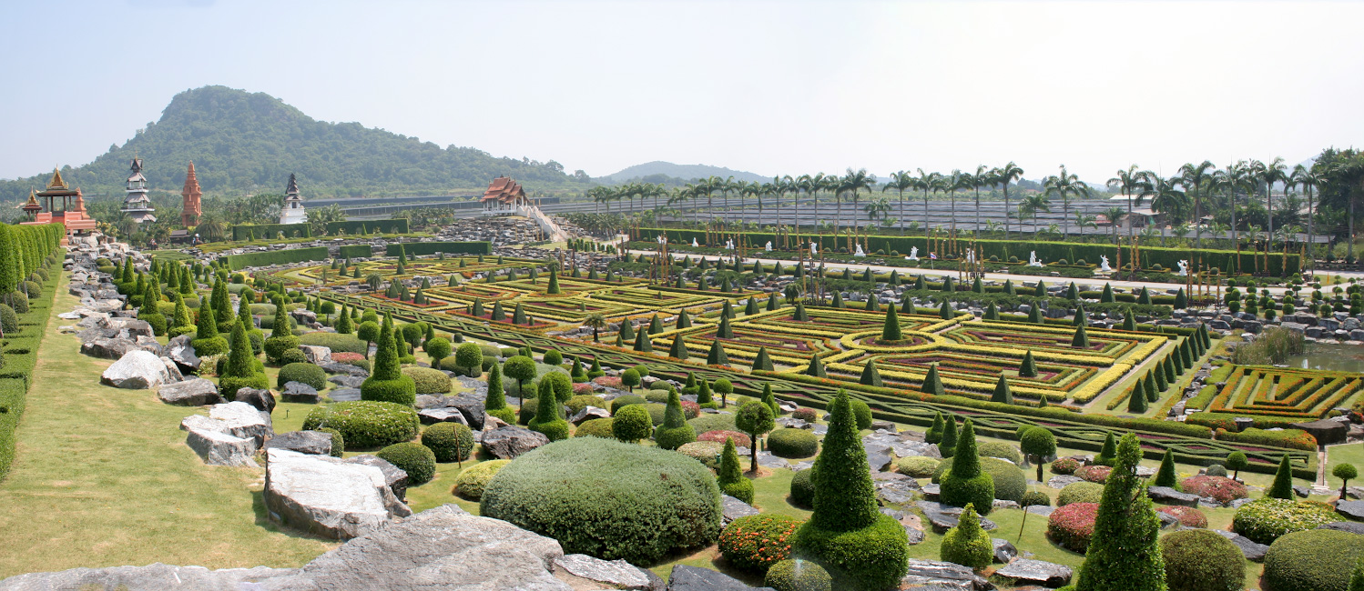 Сад Нонг Нуч, панорама