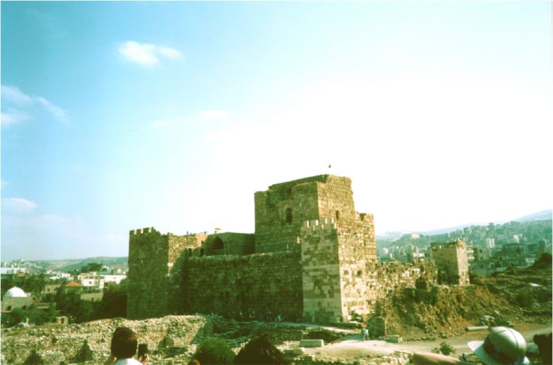 Крепость Крестоносцев в Библосе.