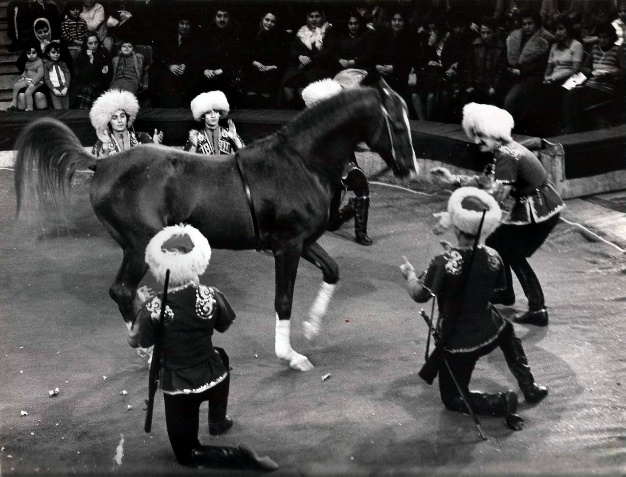 Кантемировы 1978г Бакинский цирк