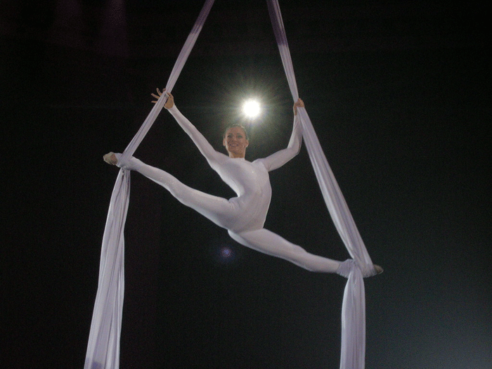 Маргарита в Цирке дю Солей.