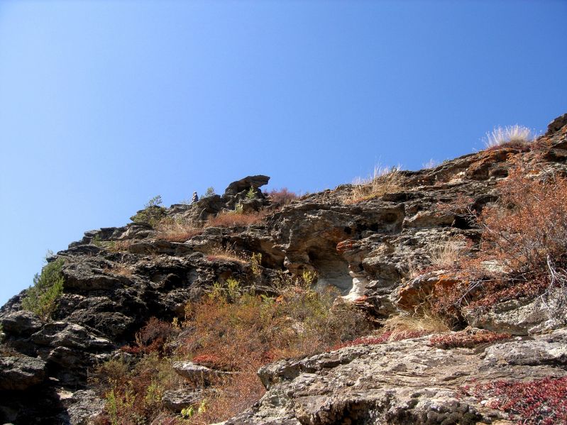 Егор на вершине скальных образов