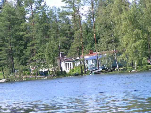 Финляндия 2012 Котедж на озере-0